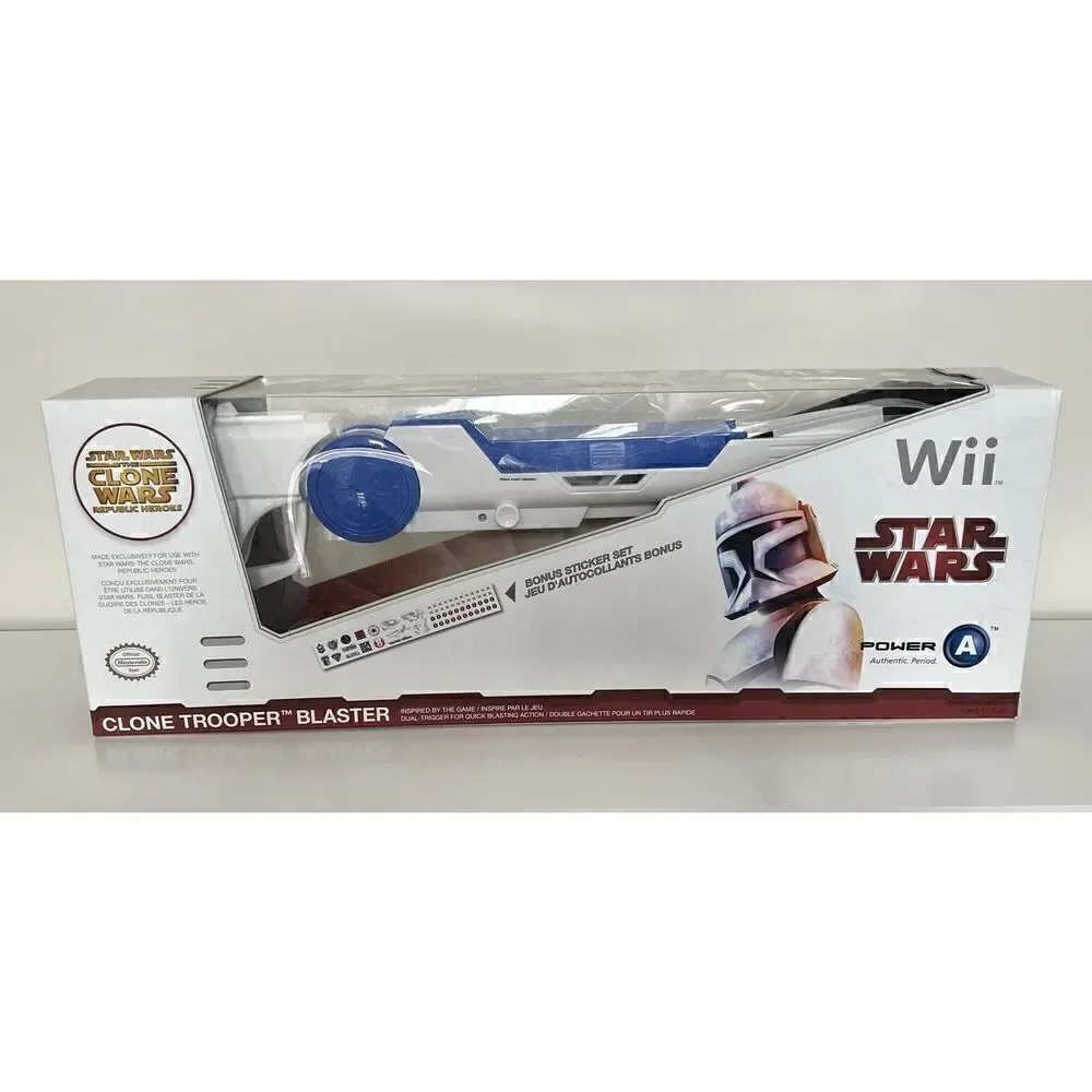 Star Wars Nintendo Wii Clone Trooper Blaster Rifle NEW IN BOX